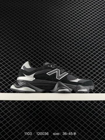 New Balance 9060 Black Silver Grey EU 36-45 Sneaker - Unisex (BS-82631)
