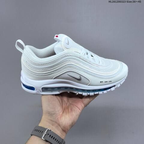Nike Air Max 97 White Light Blue Silver EU 36-45 Sneaker - Unisex BS-61161