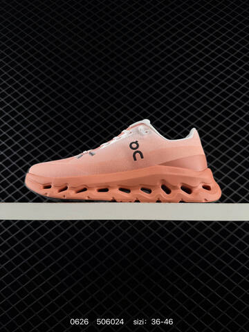 On Cloudsurfer Max Peach Pink White Dark Gray EU 36-46 Running Shoe Running Sneakers Unisex BS-85118