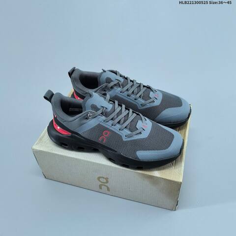 On Cloudpulse 2 Grey Black Red EU 36-45 Running Shoe Running Sneakers - Unisex BS-69518