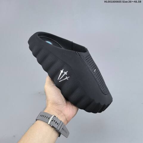 Nike Nocta x Nike Mind 001 Slide Black Silver Blue EU 36-48 5 Slides - Unisex BS-59972