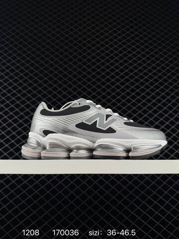 New Balance 2000 Silver Black White Grey EU 36-46 5 Sneaker - Unisex (BS-82504)