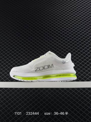 Nike Air Zoom Pegasus Premium White Grey With Neon Yellow Accents 36-46 5 Running - Unisex (BS-74437)