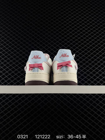 Nike Air Force 1 07 Low White Pale Pink Light Blue With Brown Outsole EU 36-45 Lifestyle - Unisex (BS-72544)