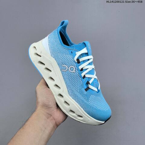 On Cloudsurfer Max Bright Blue White Black EU 36-45 Running Shoe Running Sneakers - Unisex (BS-69705)