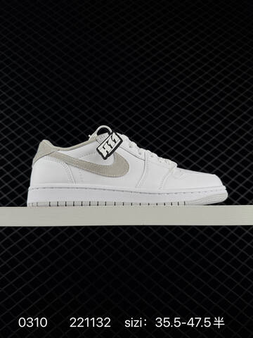 Jordan Air Jordan 1 Low White Navy Grey EU 35 5-47 5 Sneaker - Unisex BS-79681