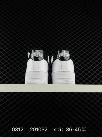 Nike Air Force 1 07 White Black EU 36-45 5 Lifestyle - Unisex (BS-72675)