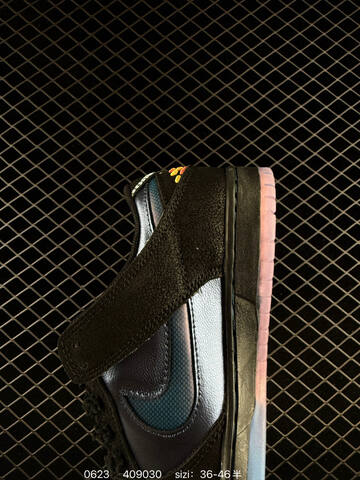 Nike SB Dunk Low Black Iridescent Pink EU 36-46 Skate Shoe - Unisex BS-70641