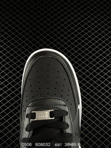 Nike Air Force 1 07 Black White EU 36-45 5 Casual - Unisex (BS-71667)