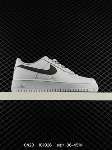 Nike Air Force 1 07 White Gray EU 36-45 Casual - Unisex (BS-71800)