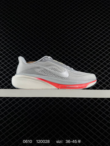 Nike Zoom Pegasus 42 Grey White Red Silver EU 36-45 Running - Unisex (BS-70856)