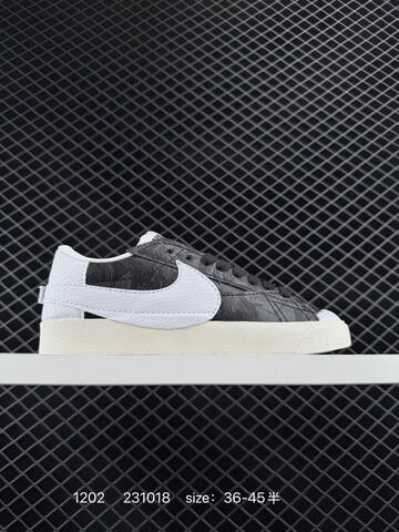 Nike Blazer Low 77 Jumbo White With Oversized Pink Black White Mint Swoosh Variants EU 36-45 5 Casual - Unisex (BS-73877)