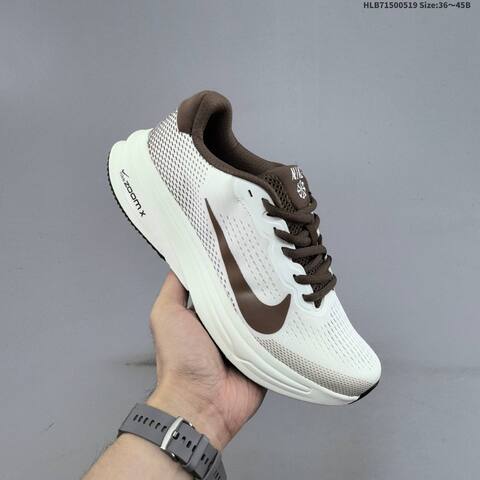 Nike Zoom X White Brown Off White Black EU 36-45 Running Shoe - Unisex BS-60255