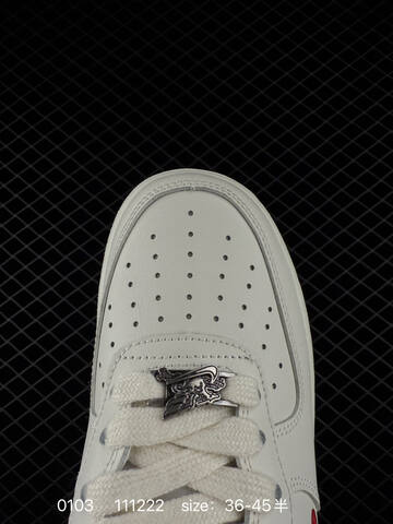 Nike Air Force 1 07 Sail White With Red Accents EU 36-45 Lifestyle - Unisex (BS-73340)