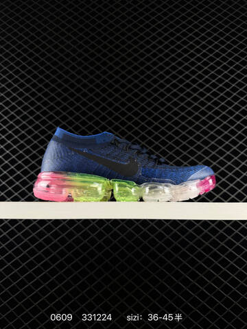 Nike Air VaporMax Flyknit Blue Black Pink Green Clear EU 36-45 Running - Unisex (BS-70872)