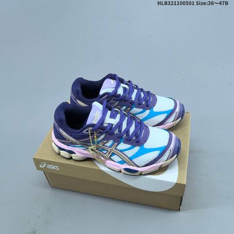 ASICS Gel Cumulus 16 Purple White Blue Pink Beige EU 36-47 Running Shoe Running Sneakers - Unisex (BS-68866)
