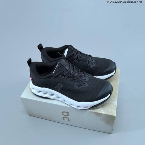On Cloudsurfer Trail 2 Black White Gray Neon Yellow EU 36-45 Trail Shoe Trail Running Sneakers - Unisex BS-69637