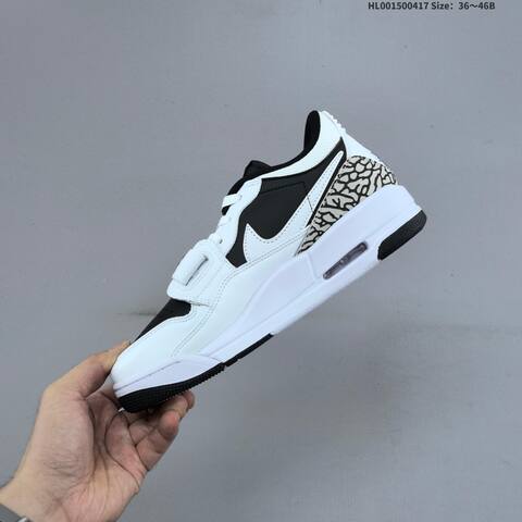 Jordan Legacy 312 Low Black White Elephant Print EU 36-46 Basketball - Unisex (BS-66159)
