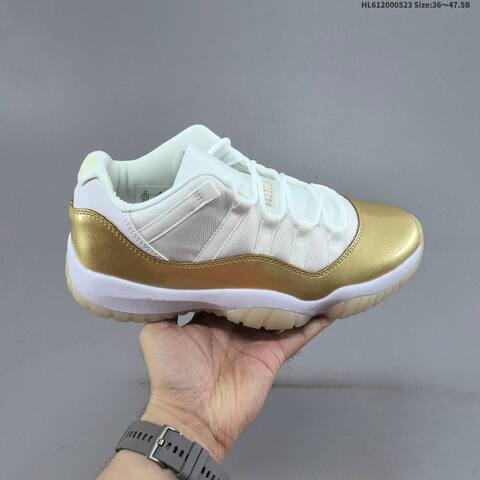 Jordan Air Jordan 11 Retro Low White Gold EU 36-47 5 Basketball - Unisex (BS-65890)