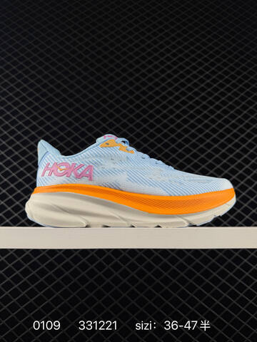 HOKA ONE ONE Clifton 9 Beige Grey White Neon Green EU 36-47 Running Shoe Running Sneakers - Unisex (BS-86329)