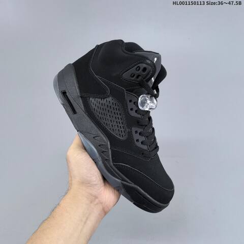 Jordan Air Jordan 5 Retro Black Cat Black EU 36-47 5 Basketball - Unisex (BS-66991)