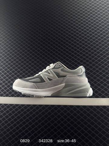New Balance 990v6 U990L06 Grey White Dark Grey EU 36-45 Running Shoe - Unisex (BS-82898)