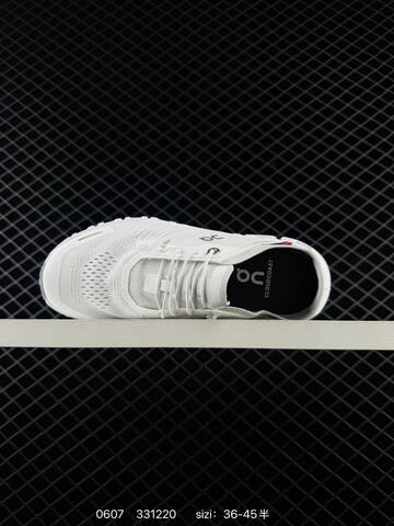 On Running Cloud 6 Coast White Dark Gray EU 36-45 Running Shoe Running Sneakers - Unisex (BS-85195)