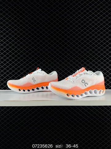 On Cloudsurfer White Orange EU 36-45 Running Shoe Running Sneakers - Unisex (BS-85000)