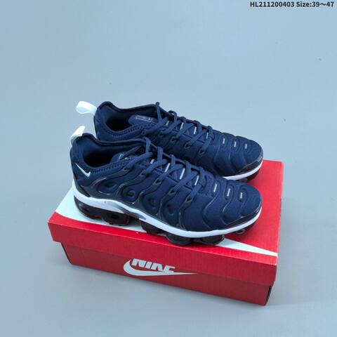 Nike Air Vapormax Plus Navy White Black Gold EU 39-47 Running Shoe - Unisex (BS-60950)