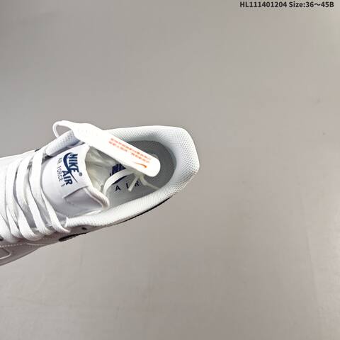 Nike Air Force 1 07 White Dark Navy Blue EU 36-45 Sneaker - Unisex BS-62836