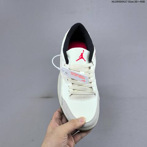 Jordan Flight Court FZ9854-108 White Grey Red Black EU 36-46 Basketball - Unisex (BS-66148)