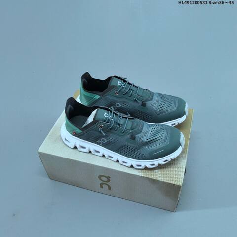 On Cloud 6 Coast White Lime Light Blue EU 36-45 Running Shoe Running Sneakers - Unisex (BS-69507)