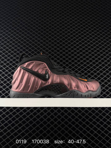Nike Air Foamposite Pro Metallic Rose Black Orange EU 40-47 5 Basketball - Men's (BS-73075)