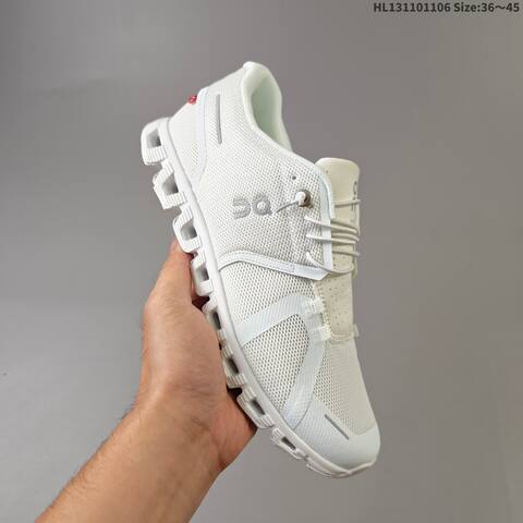 On Running Cloud 5 Black White Or Light Grey Navy White EU 36-45 Running Shoe Running Sneakers - Unisex (BS-69827)