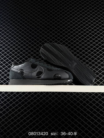 Nike Classic Cortez Nylon Black White EU 36-40 Lifestyle - Unisex (BS-69994)
