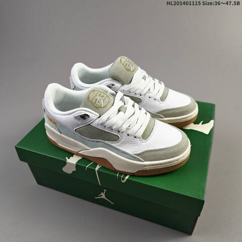 Jordan Flight Court White Grey Sail Gum 36 47 5 Casual - Unisex (BS-63682)