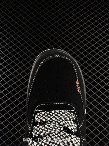 Nike Air Force 1 07 Low Black White Red EU 36-45 Sneaker - Unisex (BS-70621)