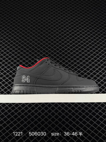 Nike SB Dunk Low Pro x Supreme Black Red EU 36-46 5 Skate - Unisex (BS-73559)