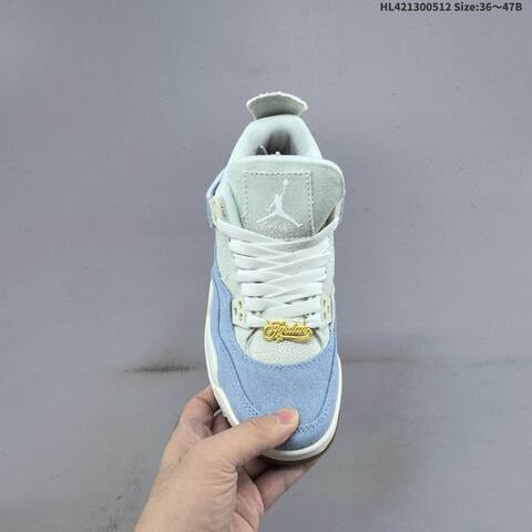 Jordan Air Jordan 4 Retro OG Light Blue White EU 36-47 Basketball - Unisex (BS-65976)