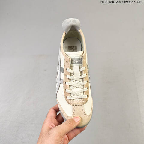 Onitsuka Tiger Mexico 66 Cream Beige Grey 35-45 Sneaker Casual Sneakers - Unisex (BS-69197)