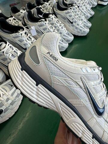 Nike P-6000 White Cream Black EU 41 Running - Men s BS-86966