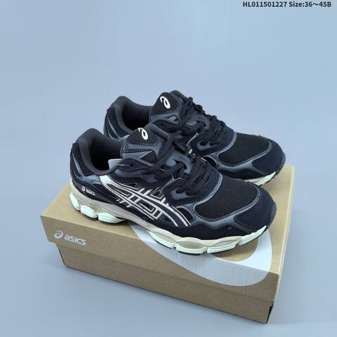 Asics GEL-NYC Black Dark Gray EU 36-45 Running Shoe Running Sneakers - Unisex (BS-69124)