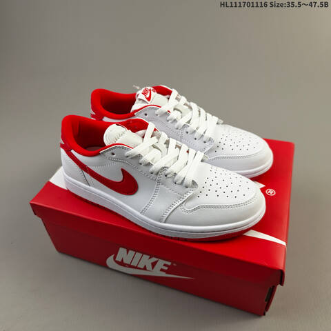 Nike Air Jordan 1 Retro Low OG Black Pink Black Red White Black Blue White EU 35 5-47 5 Casual - Unisex (BS-63606)