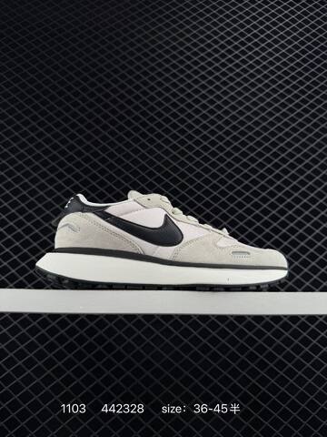 Nike Phoenix Waffle Sail Light Beige Burgundy Gum EU 36-45 Casual - Unisex (BS-74398)