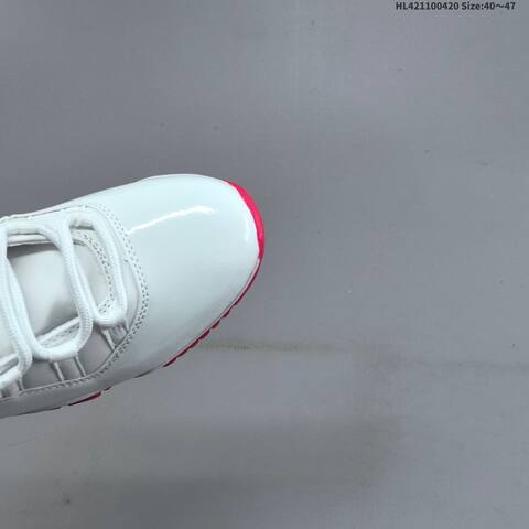 Jordan Air Jordan 11 White Red 40-47 Basketball - Men's (BS-66112)