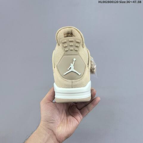 Jordan Air Jordan 4 Retro Tan Beige EU 36-47 5 Basketball - Unisex (BS-66915)