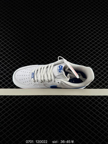 Nike Air Force 1 07 White Blue EU 36-45 Sneaker - Unisex (BS-70502)