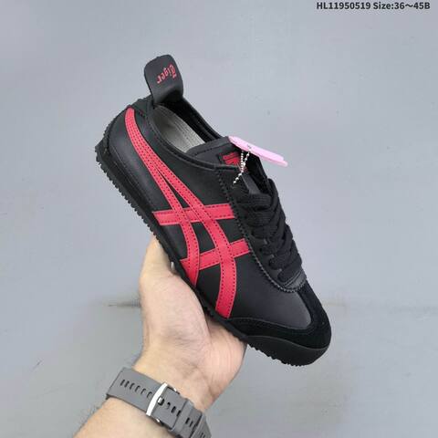 Onitsuka Tiger Mexico 66 Black Red EU 36-45 Sneaker Casual Sneakers - Unisex BS-68821