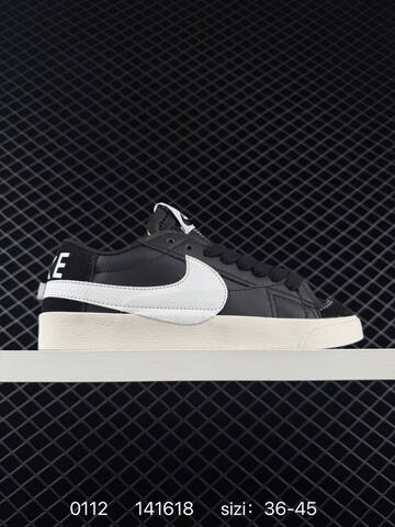 Nike Blazer Low 77 Jumbo DQ1470-141 White Light Blue EU 36-45 Casual - Unisex (BS-73187)