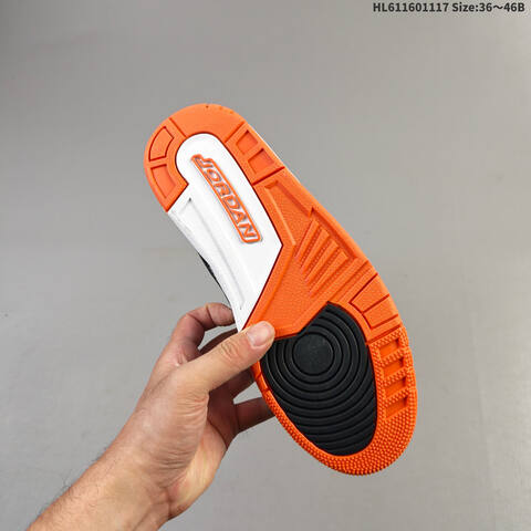 Jordan Air Jordan Legacy 312 Low Black White Orange 36 46 Lifestyle - Unisex (BS-63556)